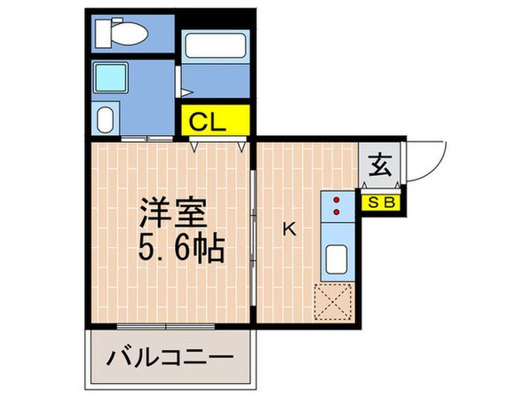 コウリュウマンションの物件間取画像